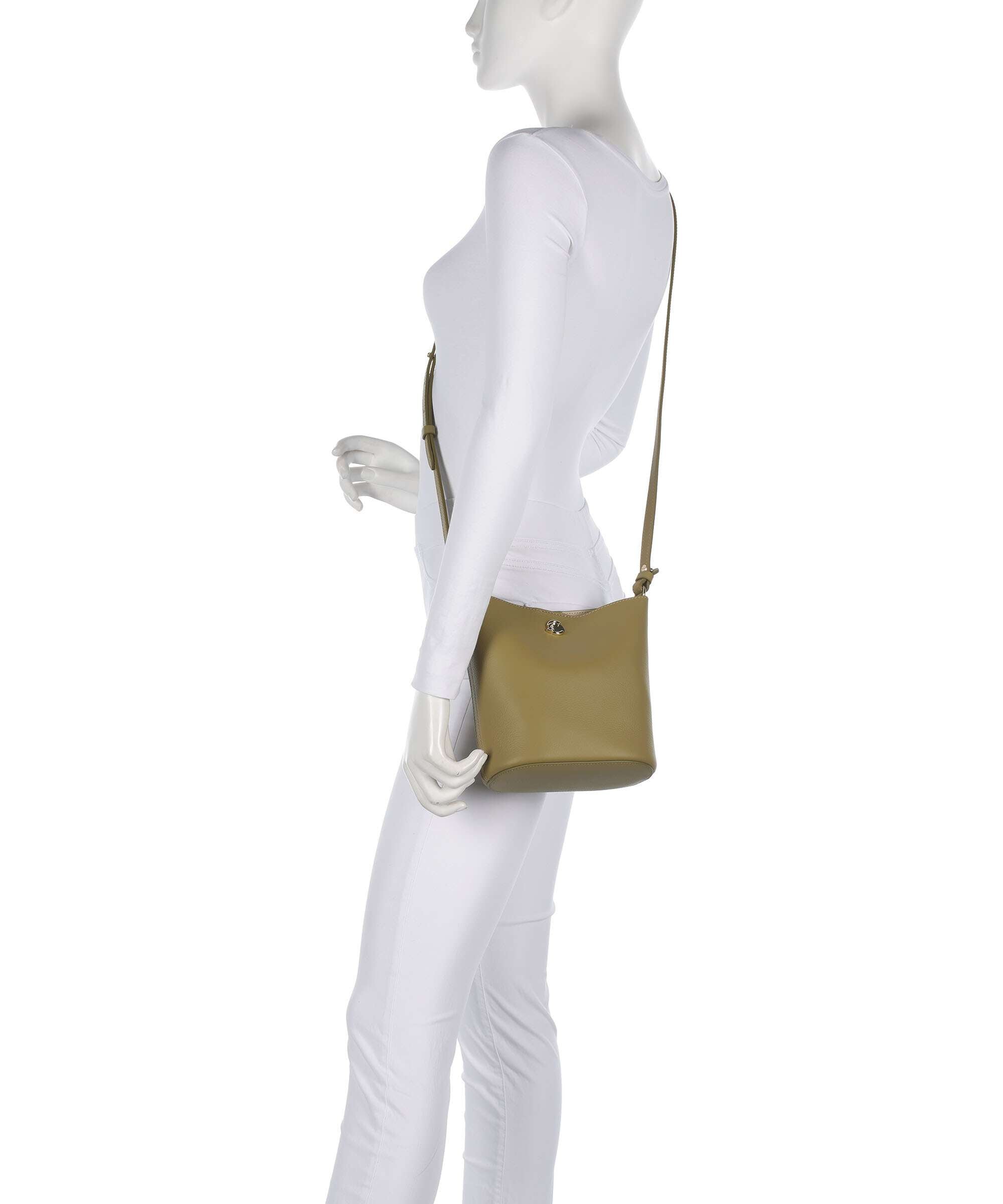 Coccinelle Nikla Bucket bag seagrass/sandshell