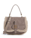 Coccinelle Mavery Suede Eco Crossbody bag warm taupe
