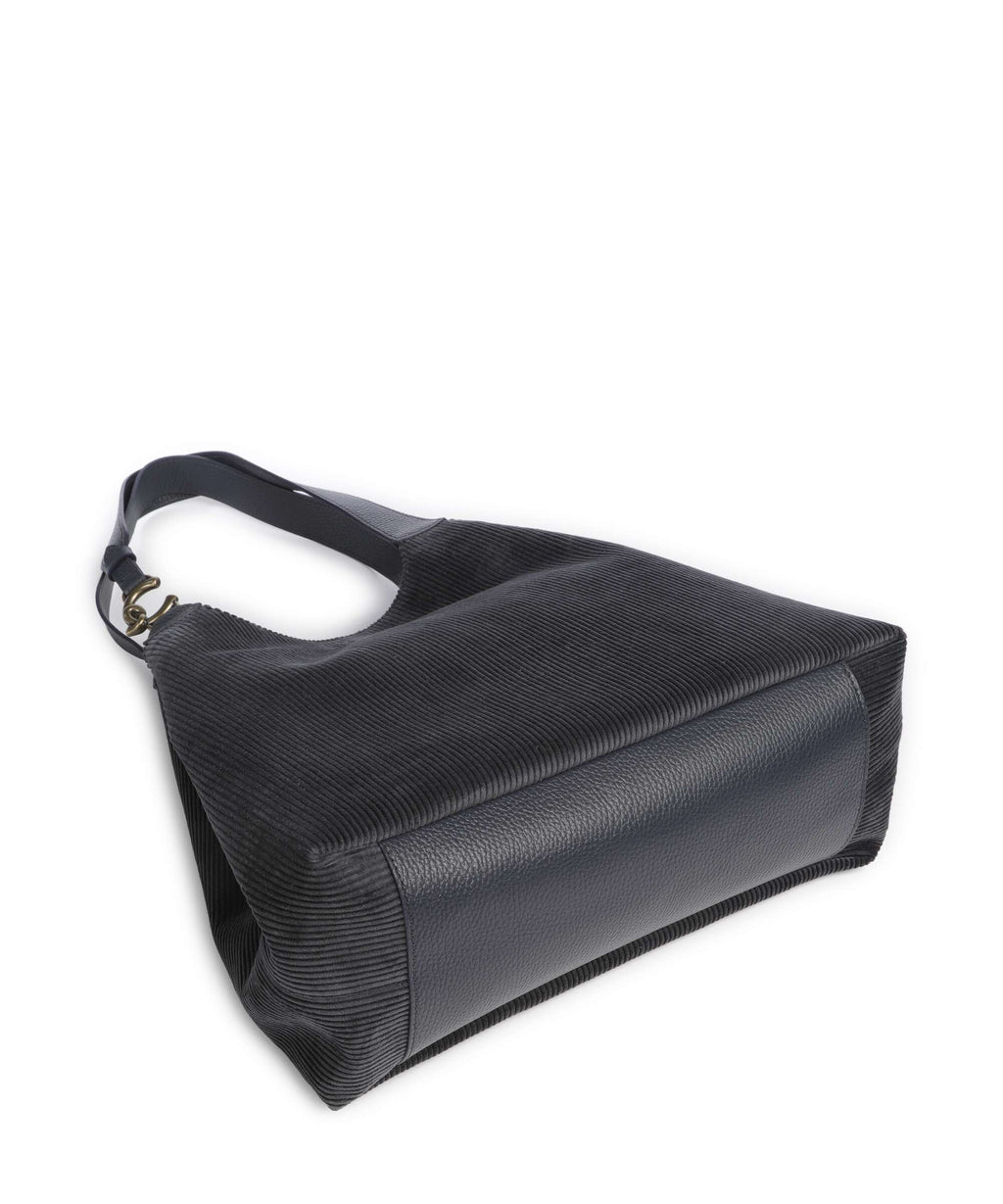 Coccinelle C-Easy Corduroy Tote bag midnight blue