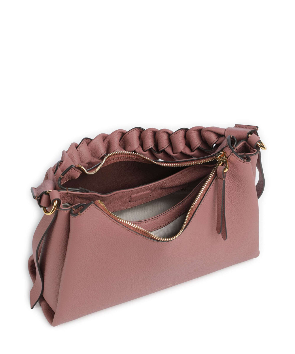 Coccinelle Boheme Grana Double Shoulder bag winter rose/berry