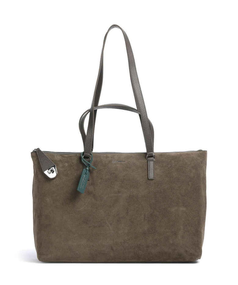 Coccinelle Beat Generation Suede Tote bag fango