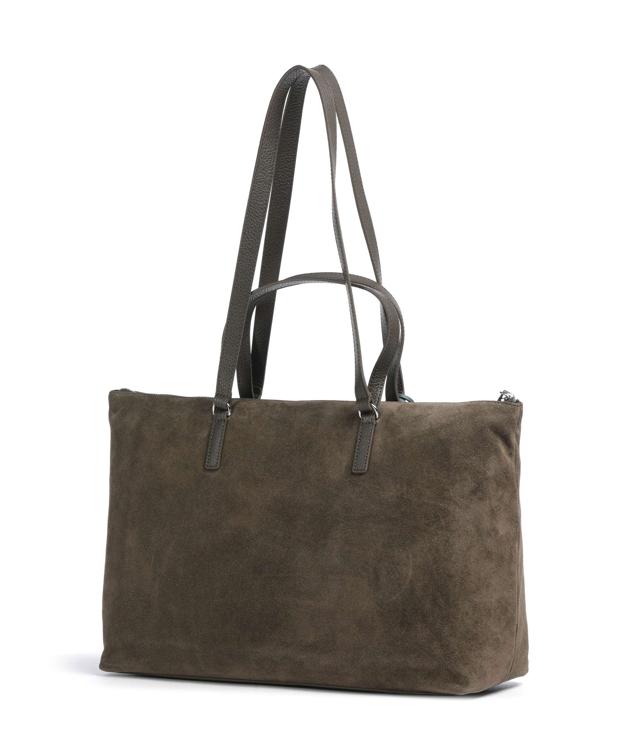 Coccinelle Beat Generation Suede Tote bag fango