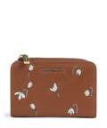 Coccinelle text Wallet cognac