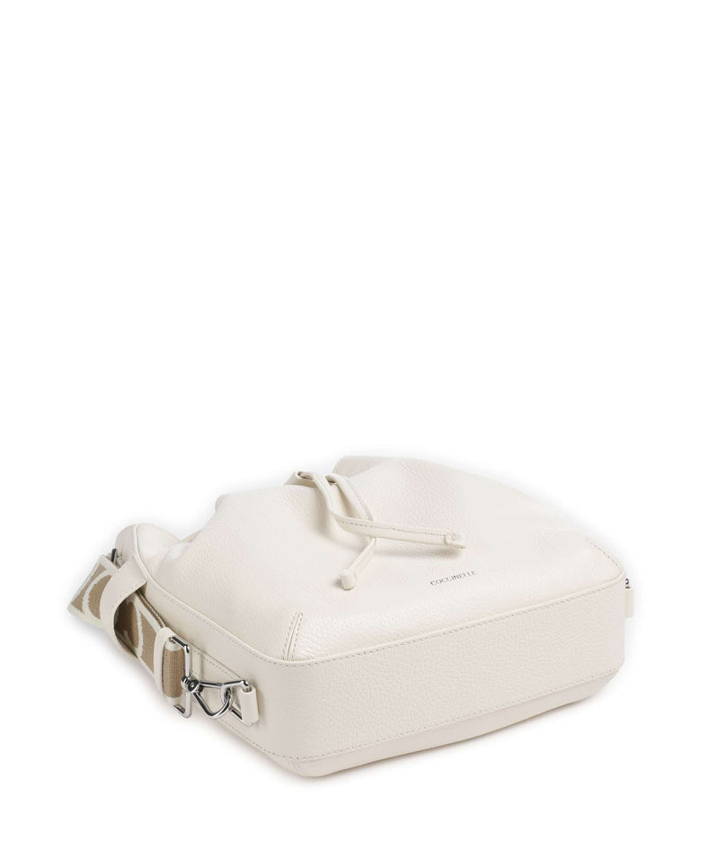 Coccinelle Gretel Ribbon Bucket bag pearl