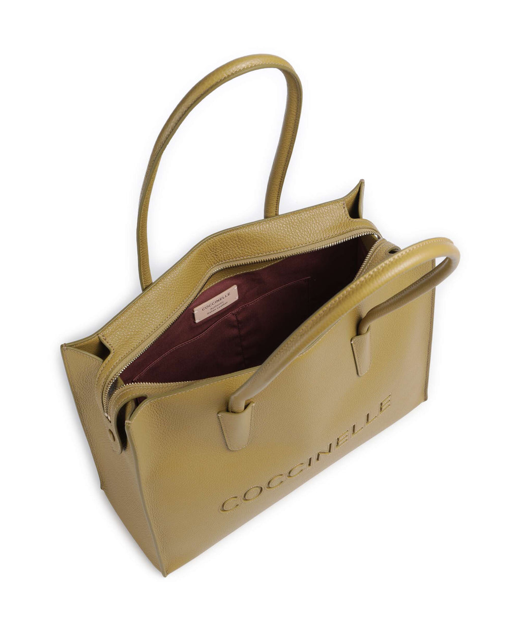 Coccinelle Myrtha Tote bag seagrass