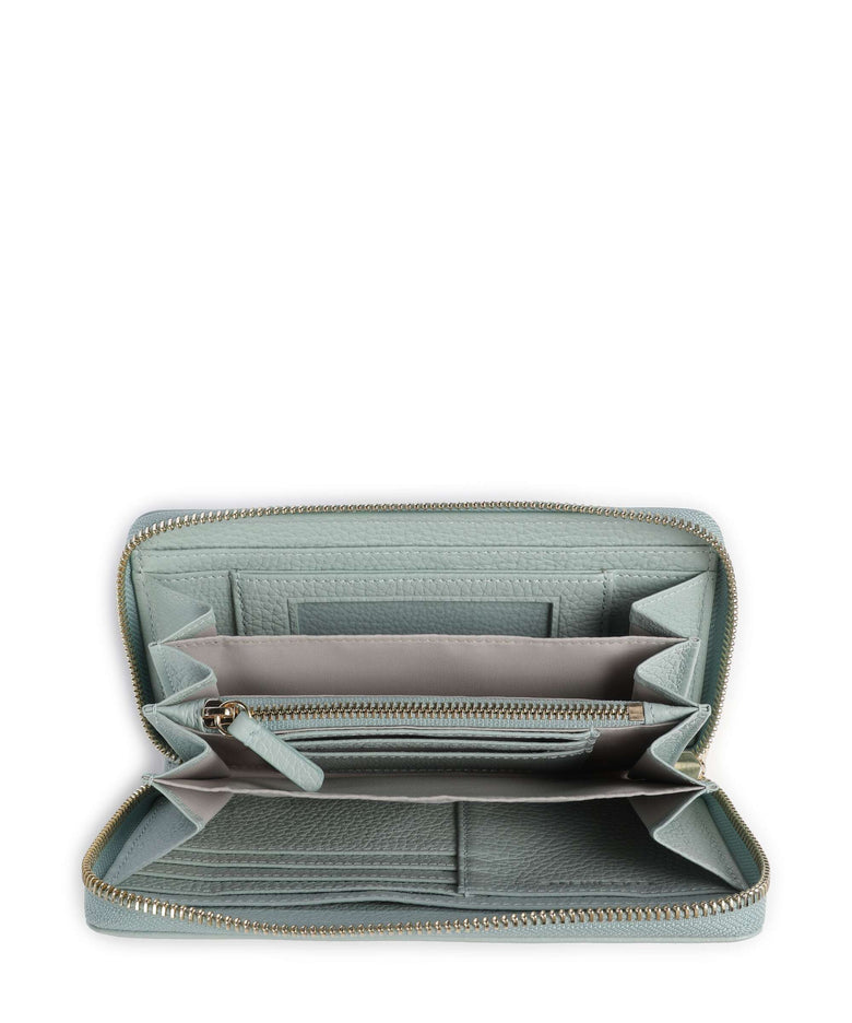 Coccinelle Metallic Soft Wallet aquamarine