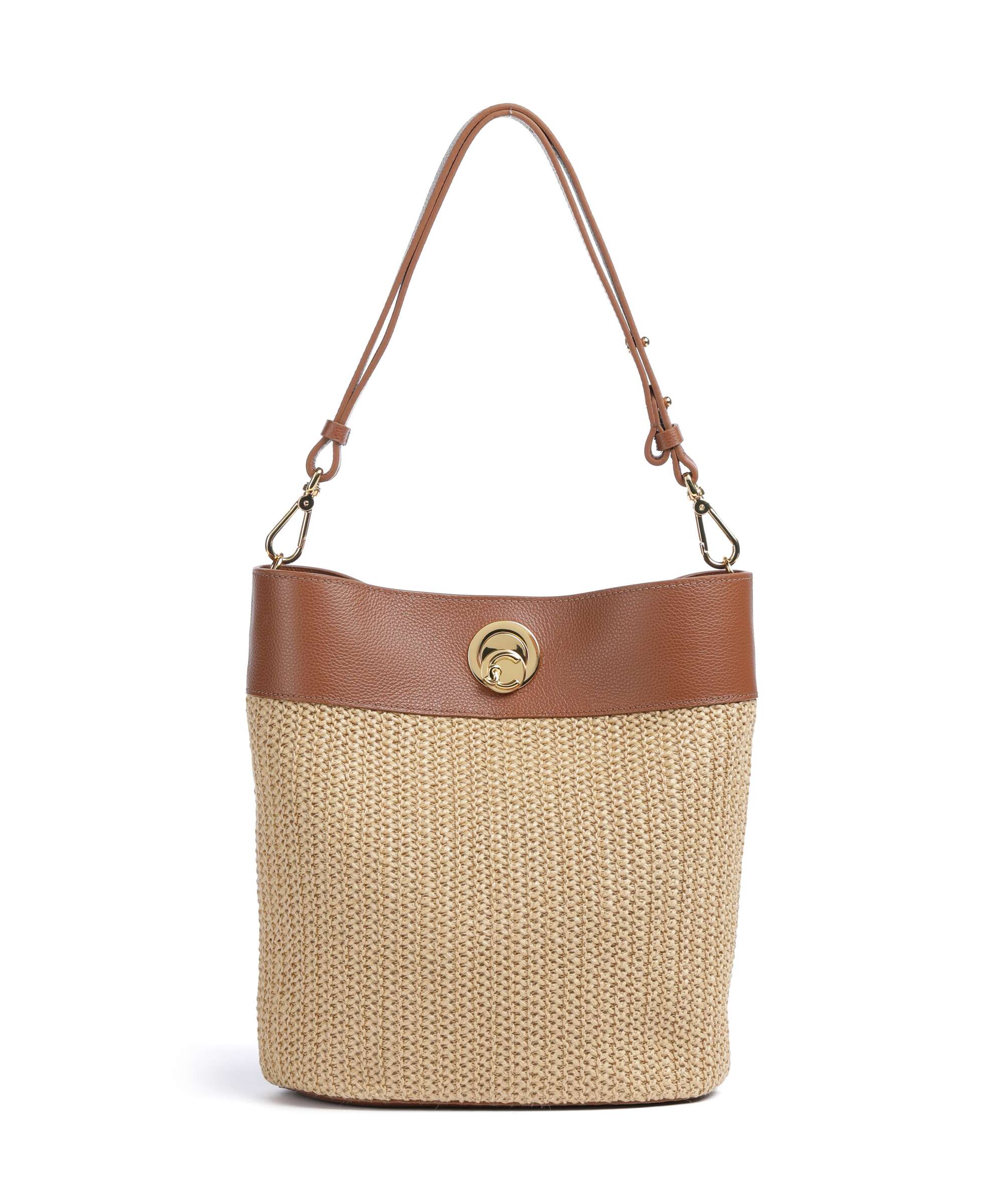 Coccinelle Nikla Bucket bag natural/cognac