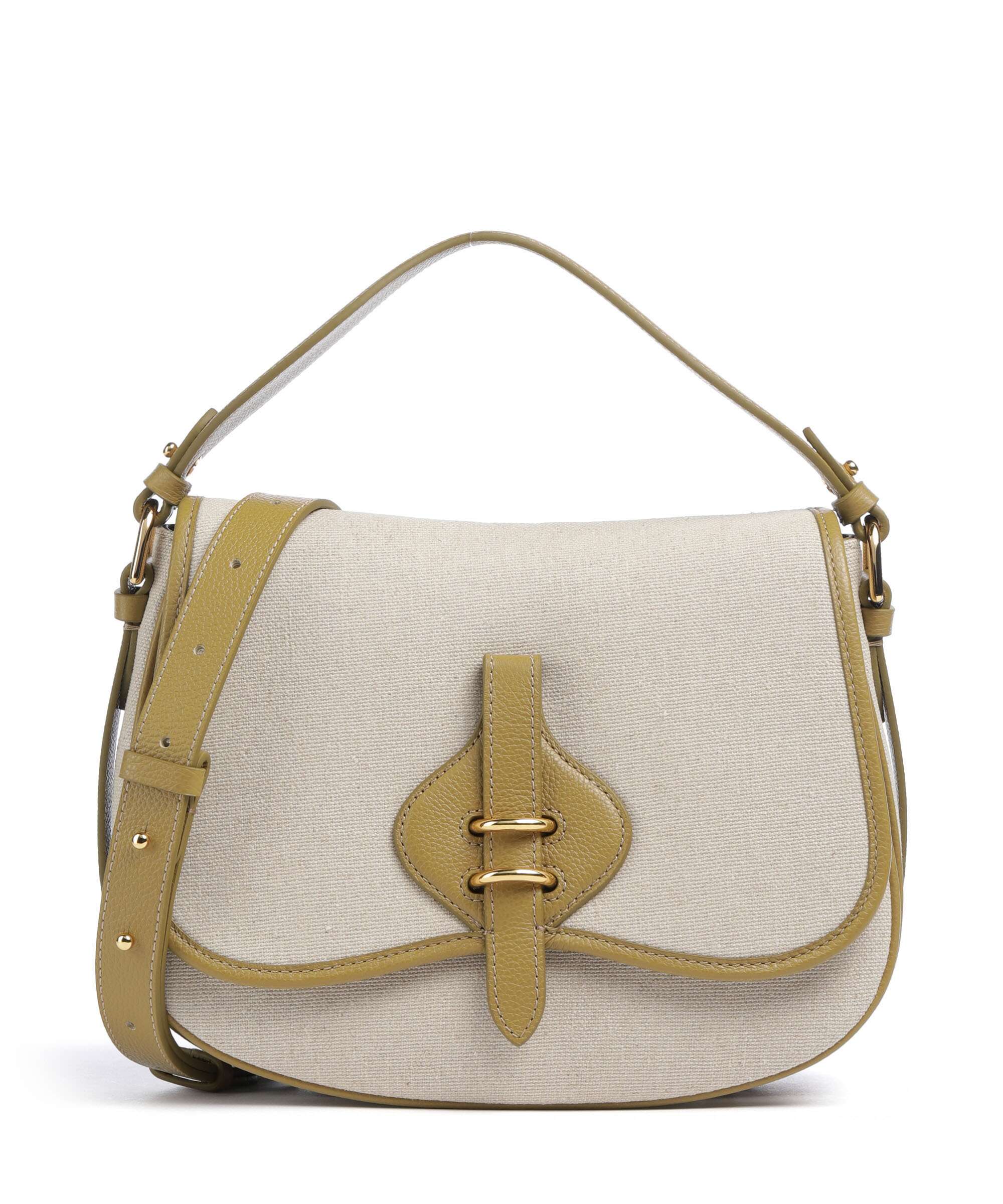 Coccinelle Mavery Canvas Handbag natural/seagrass