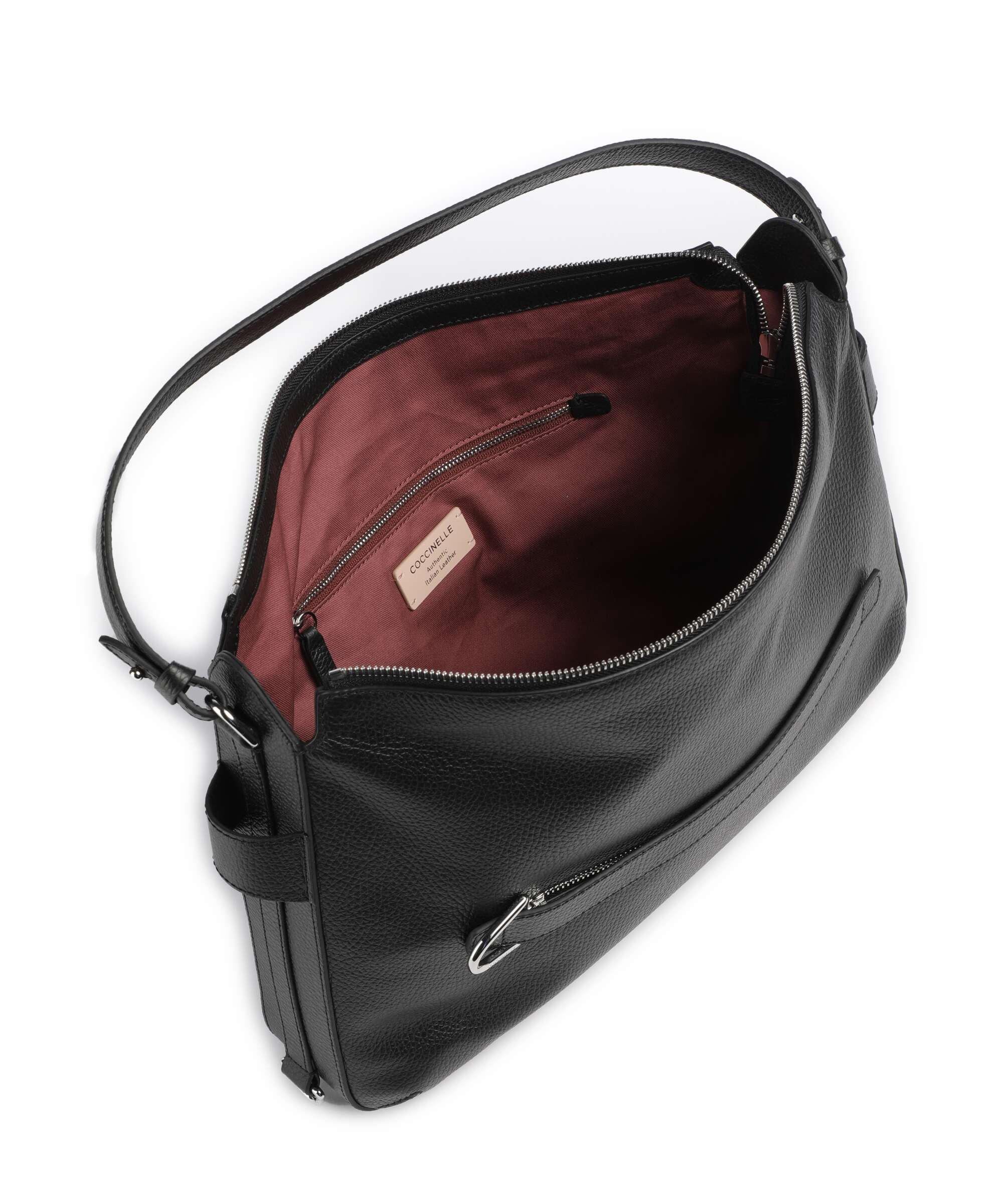 Coccinelle Gretel Ribbon Hobo bag noir
