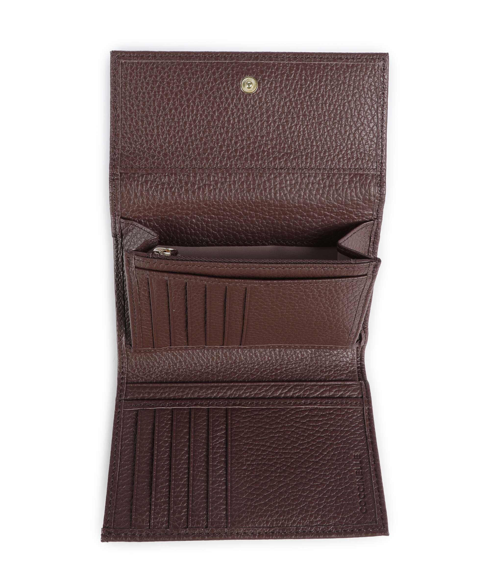 Coccinelle Metallic Soft Wallet berry