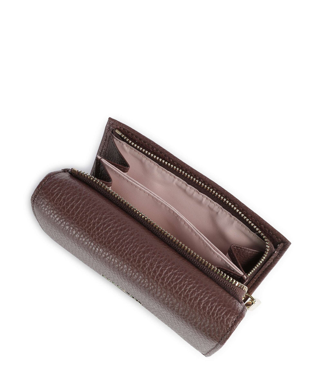 Coccinelle Metallic Soft Wallet berry