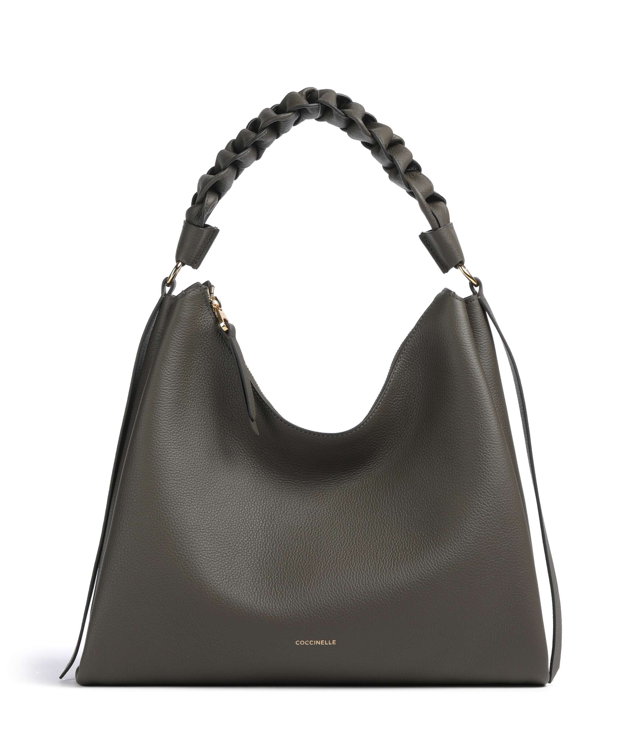 Coccinelle Boheme Grana Double Hobo bag fango/honey
