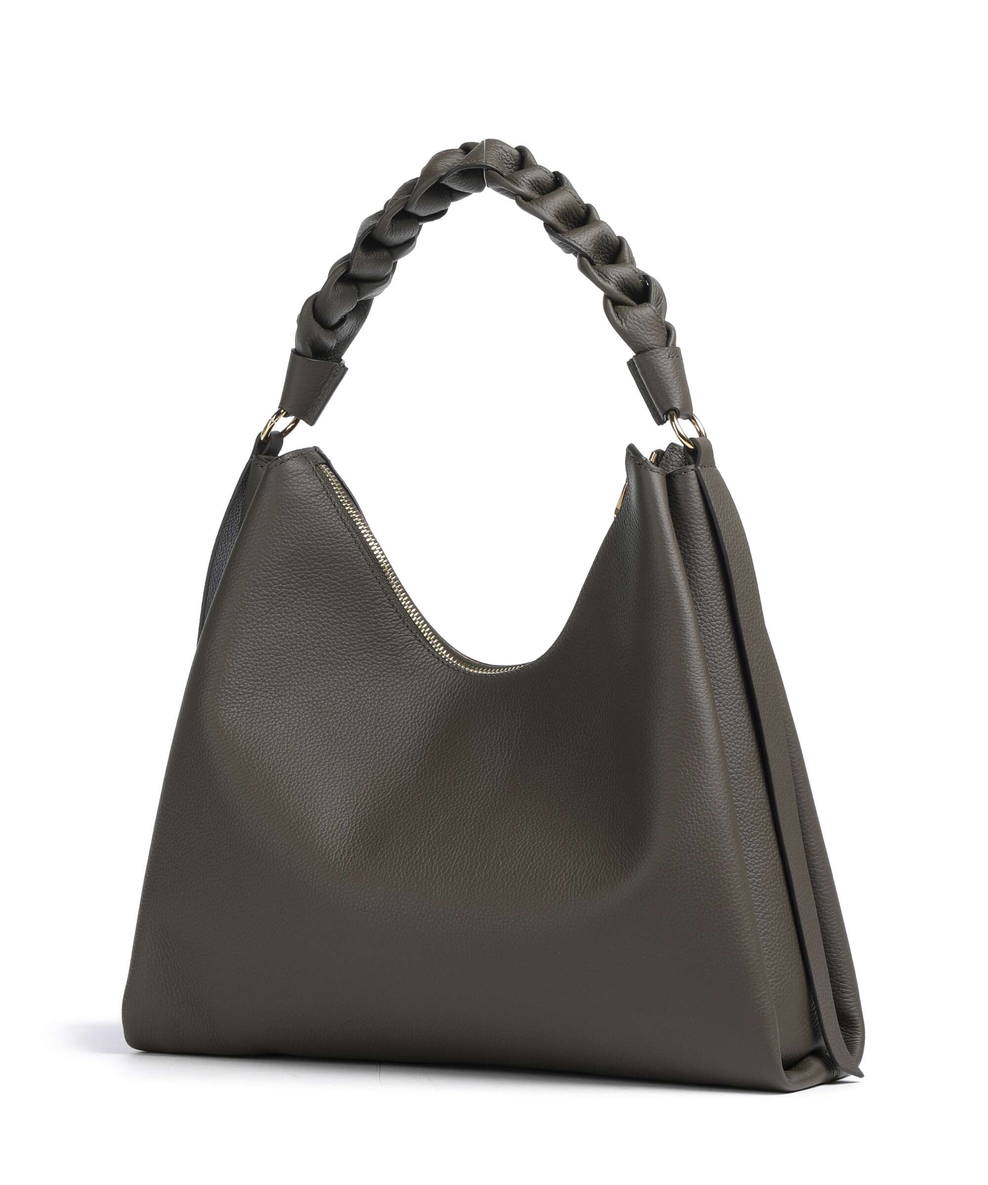 Coccinelle Boheme Grana Double Hobo bag fango/honey