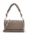 Coccinelle Boheme Suede Shoulder bag warm taupe