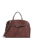 Coccinelle Sabine Suede Handbag berry