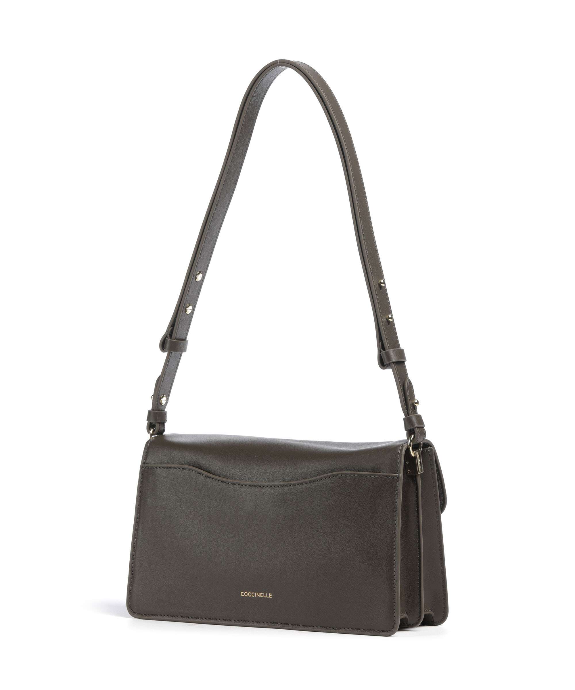 Coccinelle C-Me Softy Shoulder bag fango