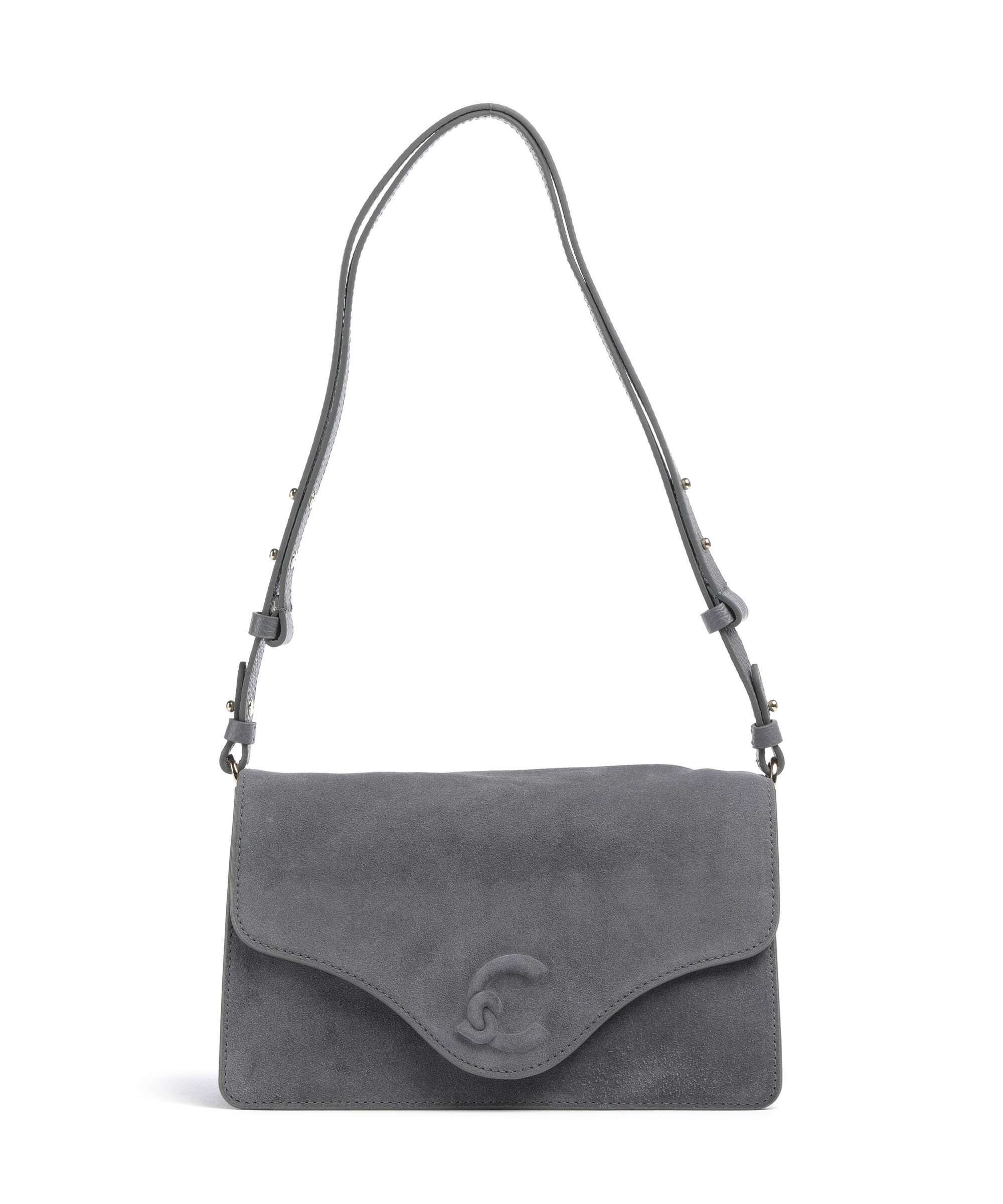 Coccinelle C-Me Softy Suede Shoulder bag stove