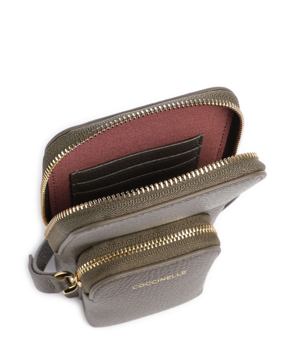 Coccinelle Pixie Phone bag fango
