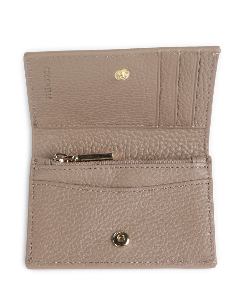 Coccinelle Metallic Soft Wallet warm taupe
