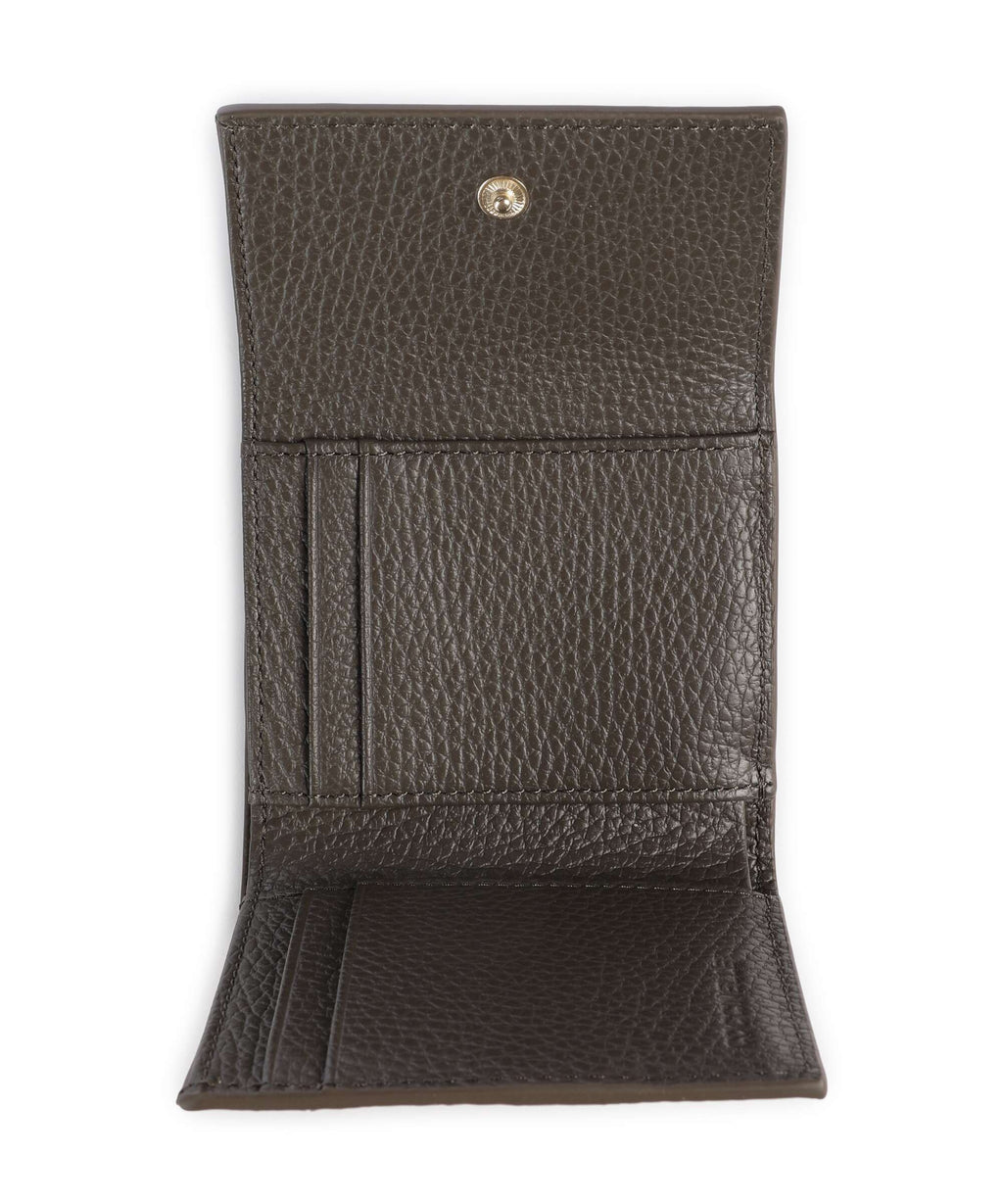 Coccinelle Metallic Soft Wallet fango