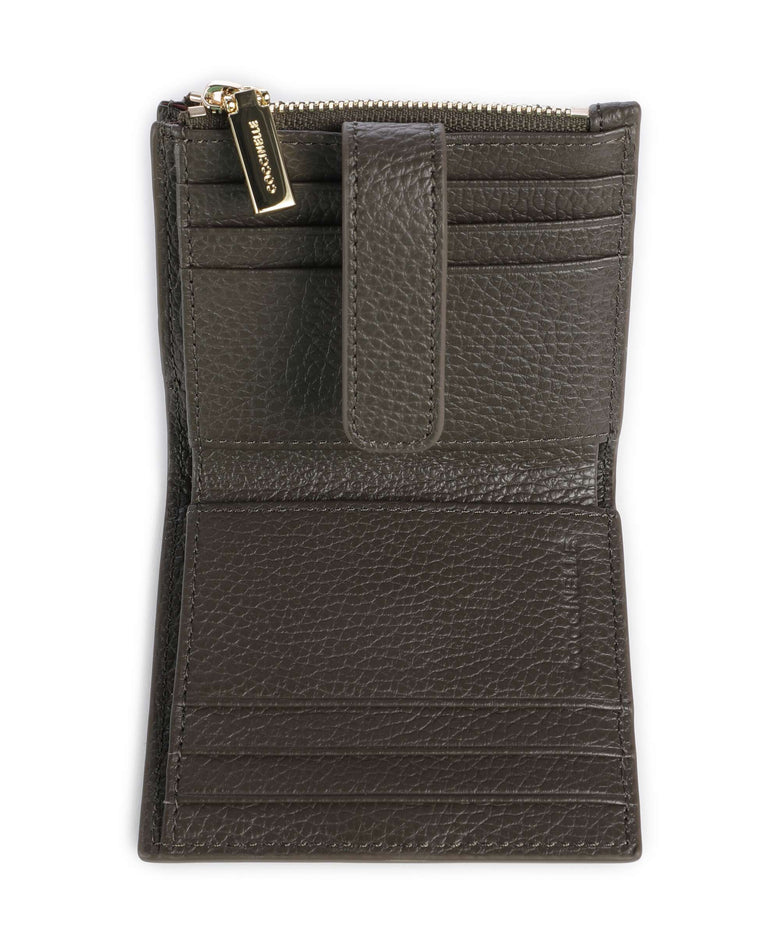 Coccinelle Metallic Soft Wallet fango