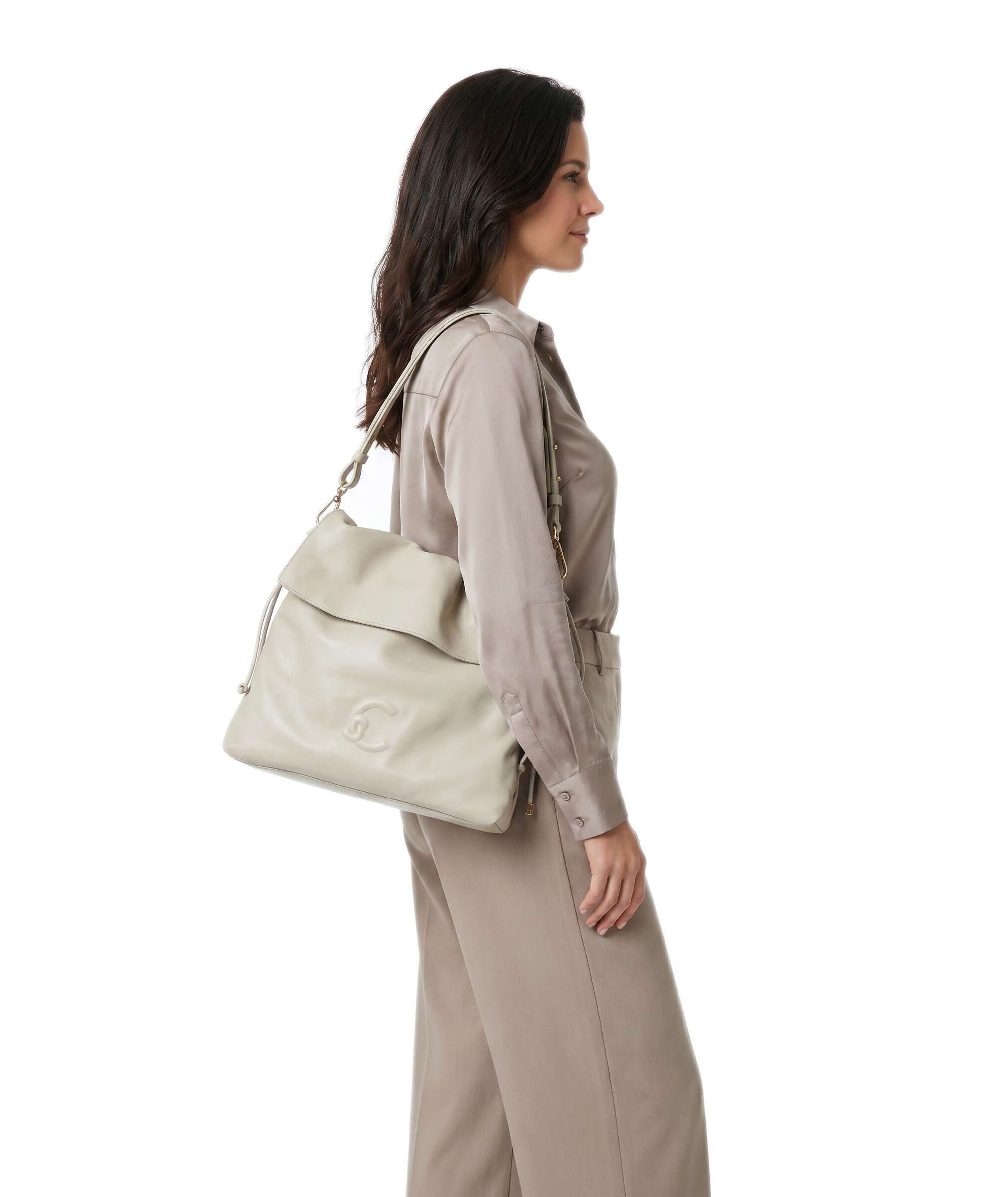 Coccinelle Lidia Hobo bag eucalipto