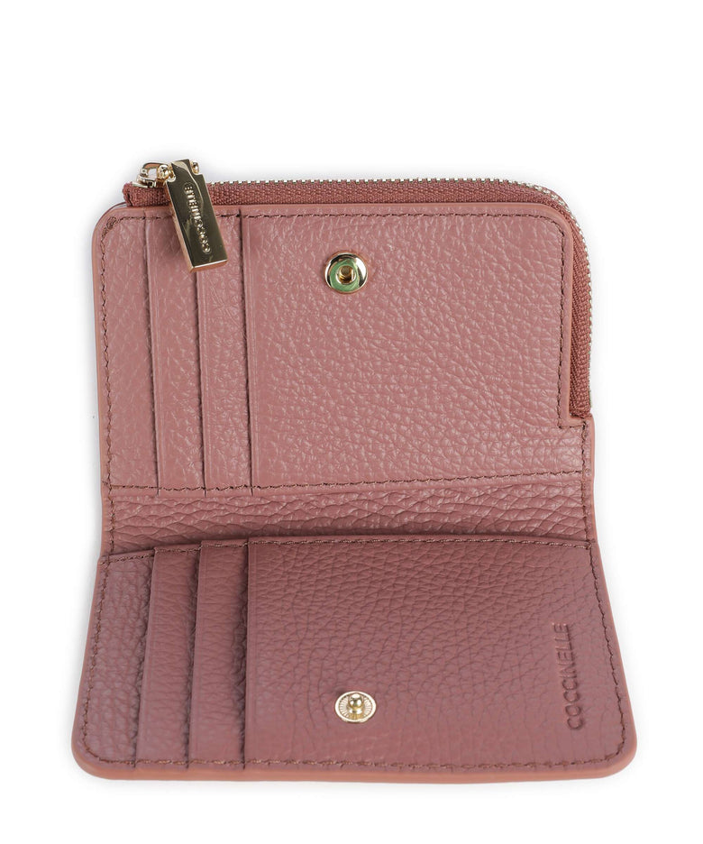 Coccinelle Metallic Soft Wallet winter rose