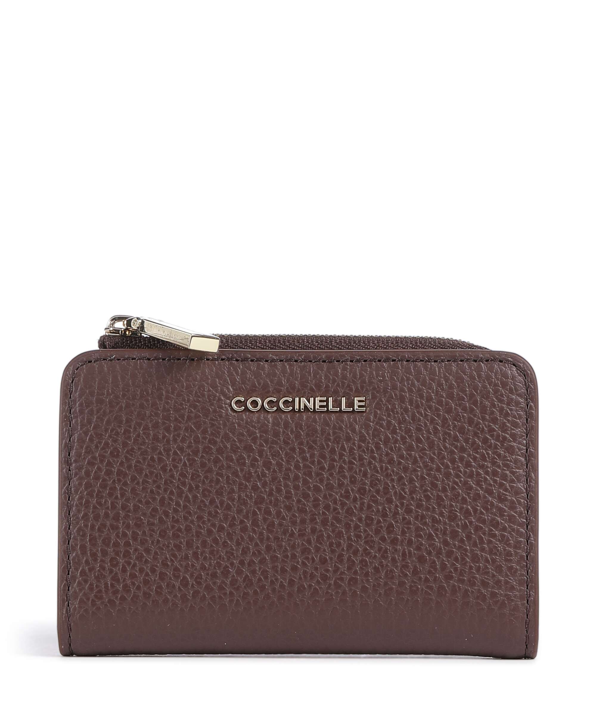 Coccinelle Metallic Soft Wallet berry
