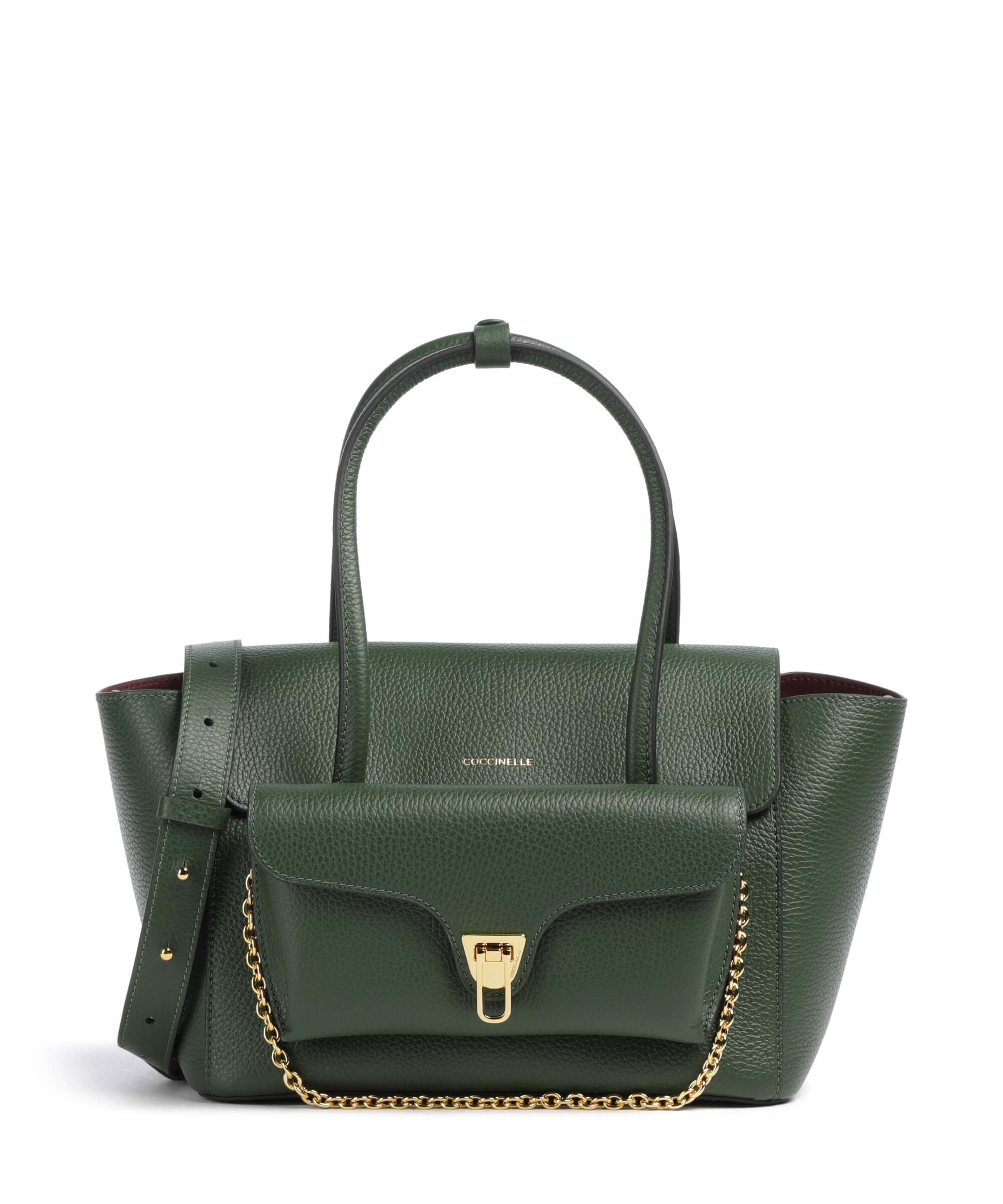 Coccinelle Beat Double Handbag garden green