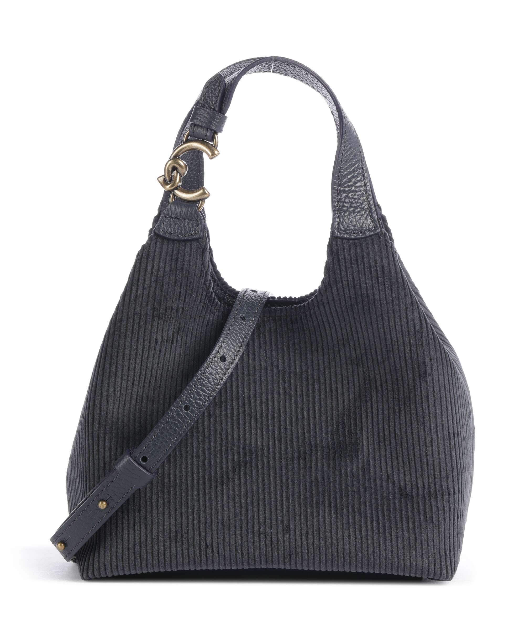 Coccinelle C-Easy Corduroy Handbag midnight blue