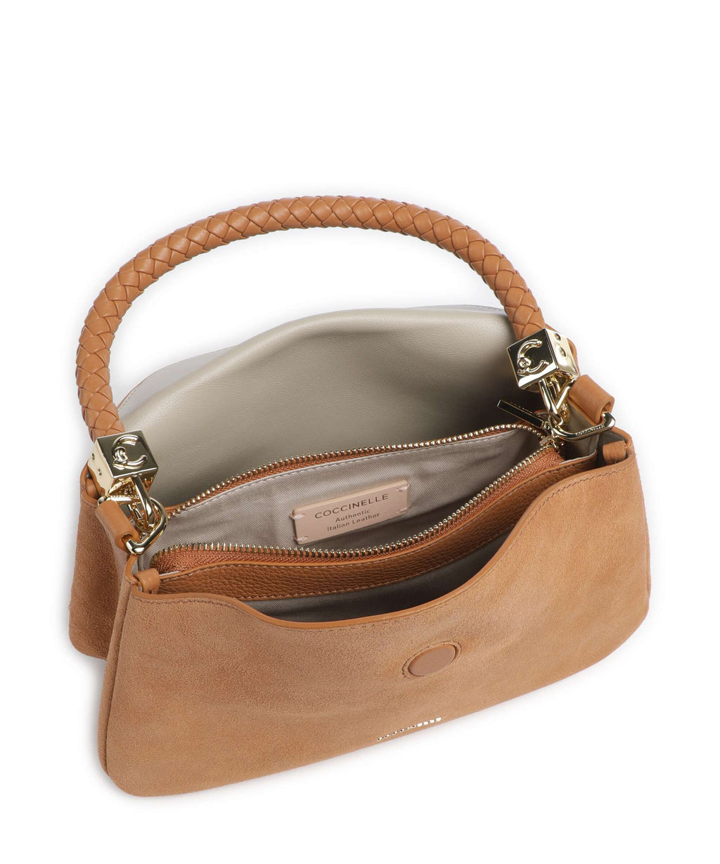 Coccinelle Tiggy Suede Shoulder bag robin