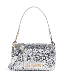Love Moschino Bling Bling Skuldertaske silver