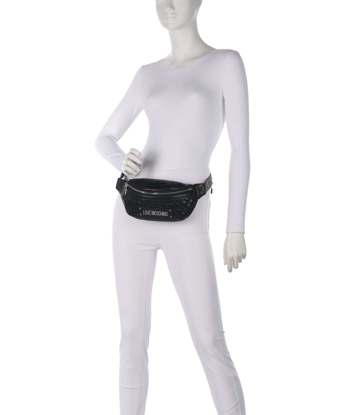 Love Moschino Quilted Fanny pack black