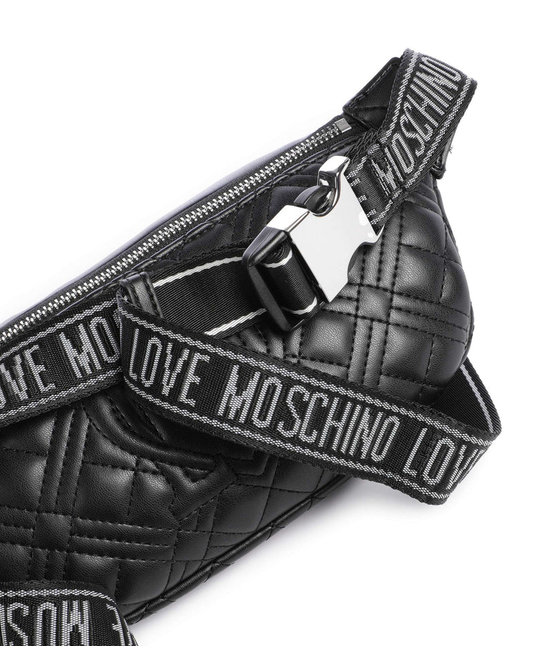 Love Moschino Quilted Belt bag black