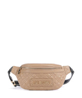 Love Moschino Quilted Bæltetaske beige
