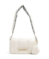 Love Moschino Puffy Skuldertaske ivory/black