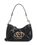 Love Moschino Embossed Q Skuldertaske black