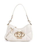 Love Moschino Embossed Q Skuldertaske ivory
