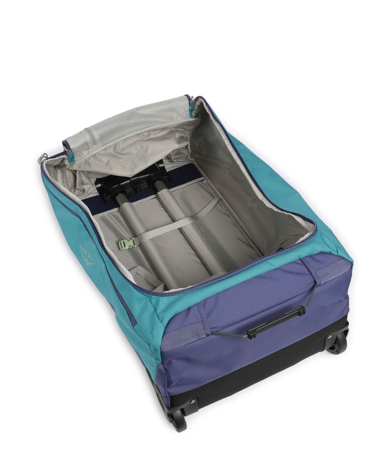 Osprey Daylight Travel bag with wheels blue spikemoss/alkaline