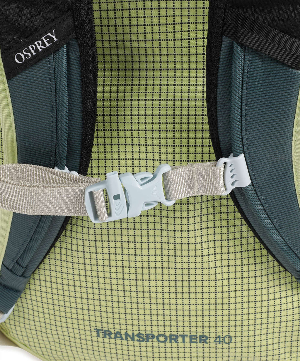 Osprey Transporter 40 Travel backpack glow dew/torrent blue