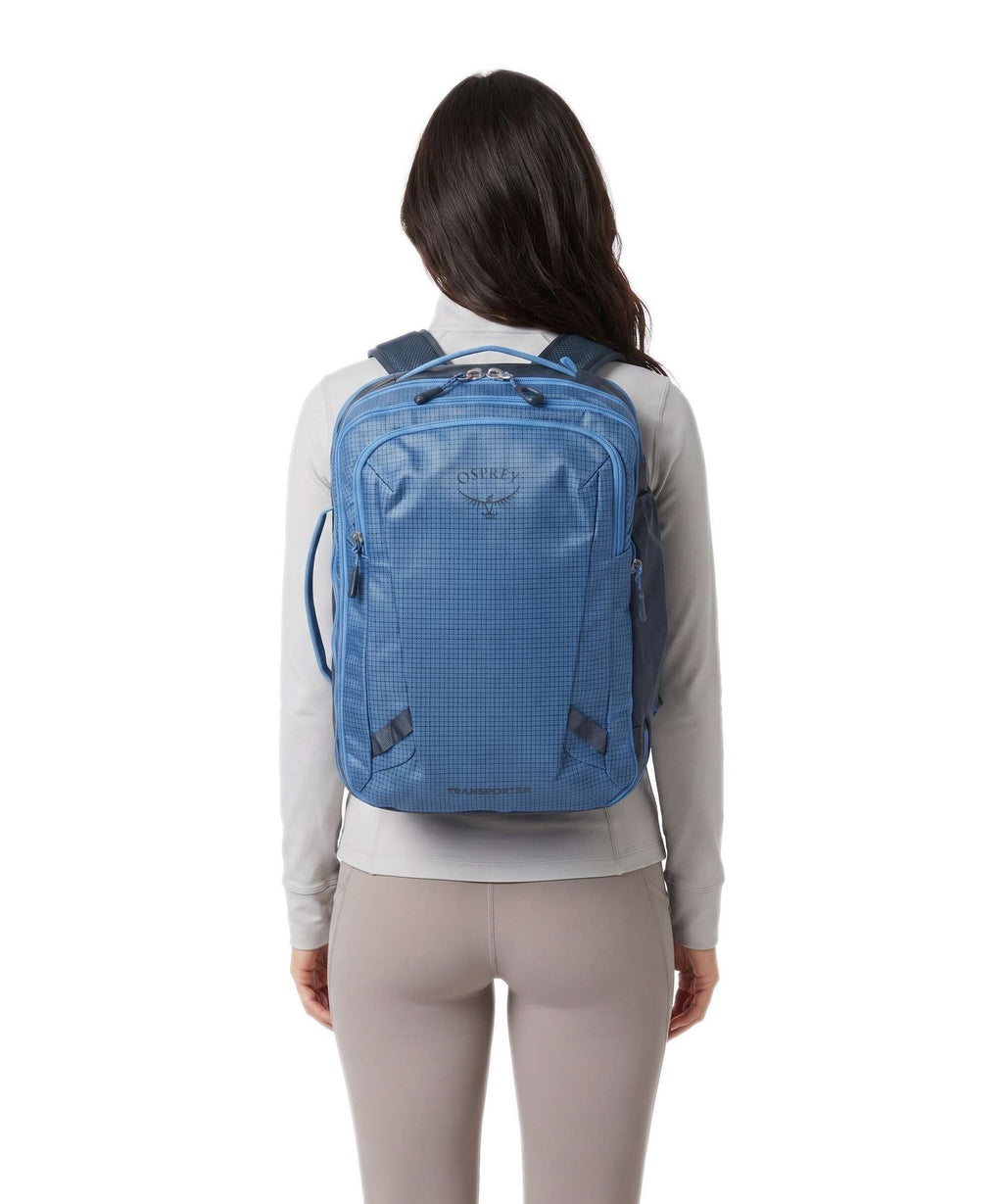 Osprey Transporter 26+6 Travel backpack blue flame