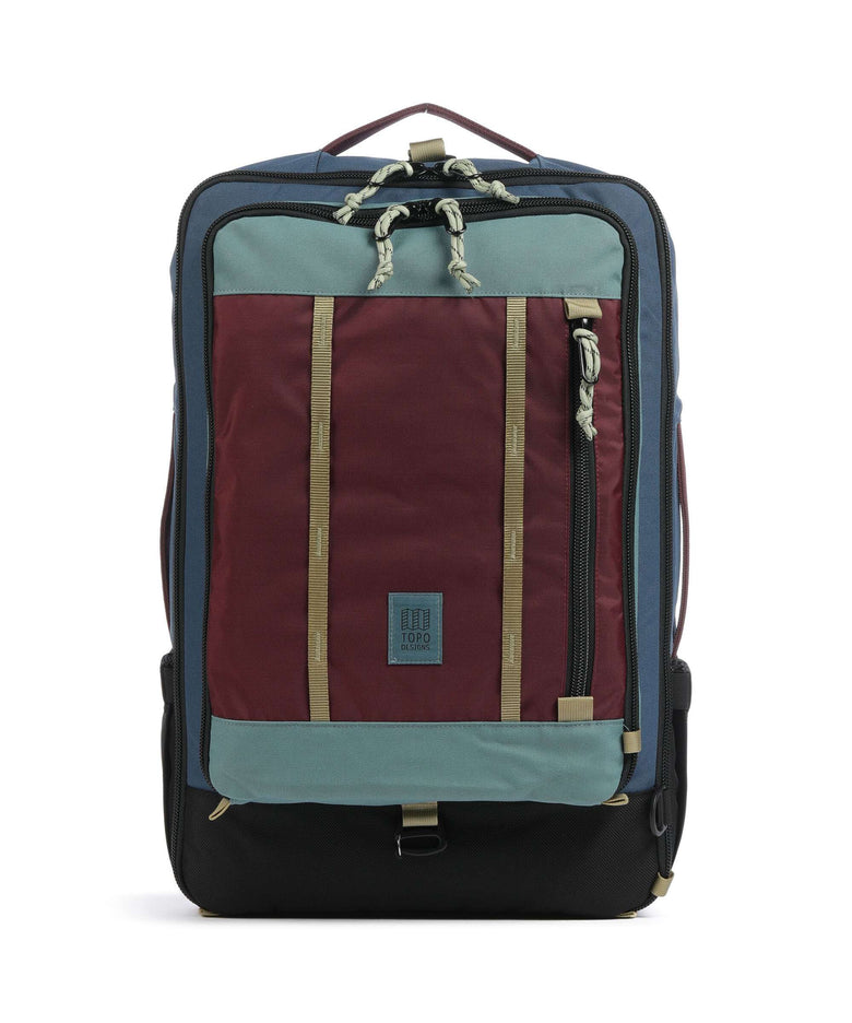 Topo Designs Global 40 Travel backpack dark denim/burgundy