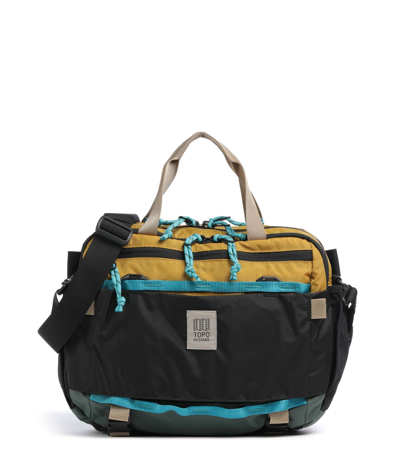 Topo Designs Mountain Shoulder bag mustard/forest