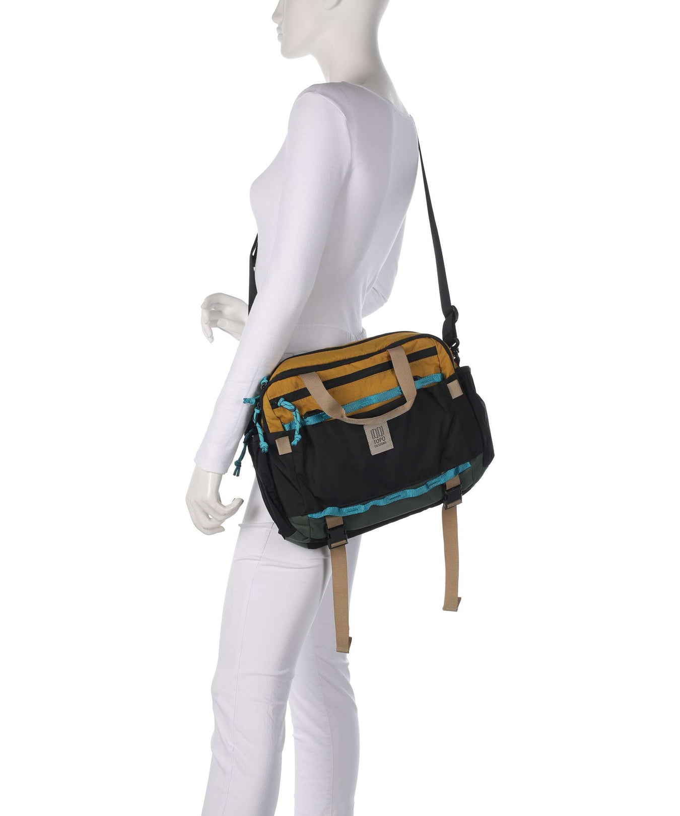 Topo Designs Mountain Shoulder bag mustard/forest