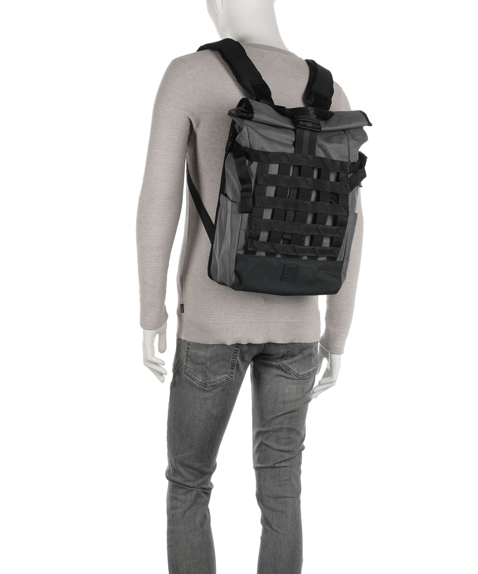 Chrome Barrage 18 Rolltop backpack red