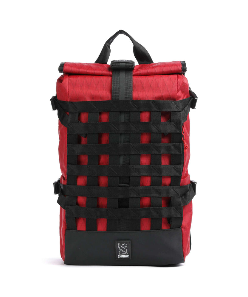 Chrome Barrage 22L Rolltop backpack red