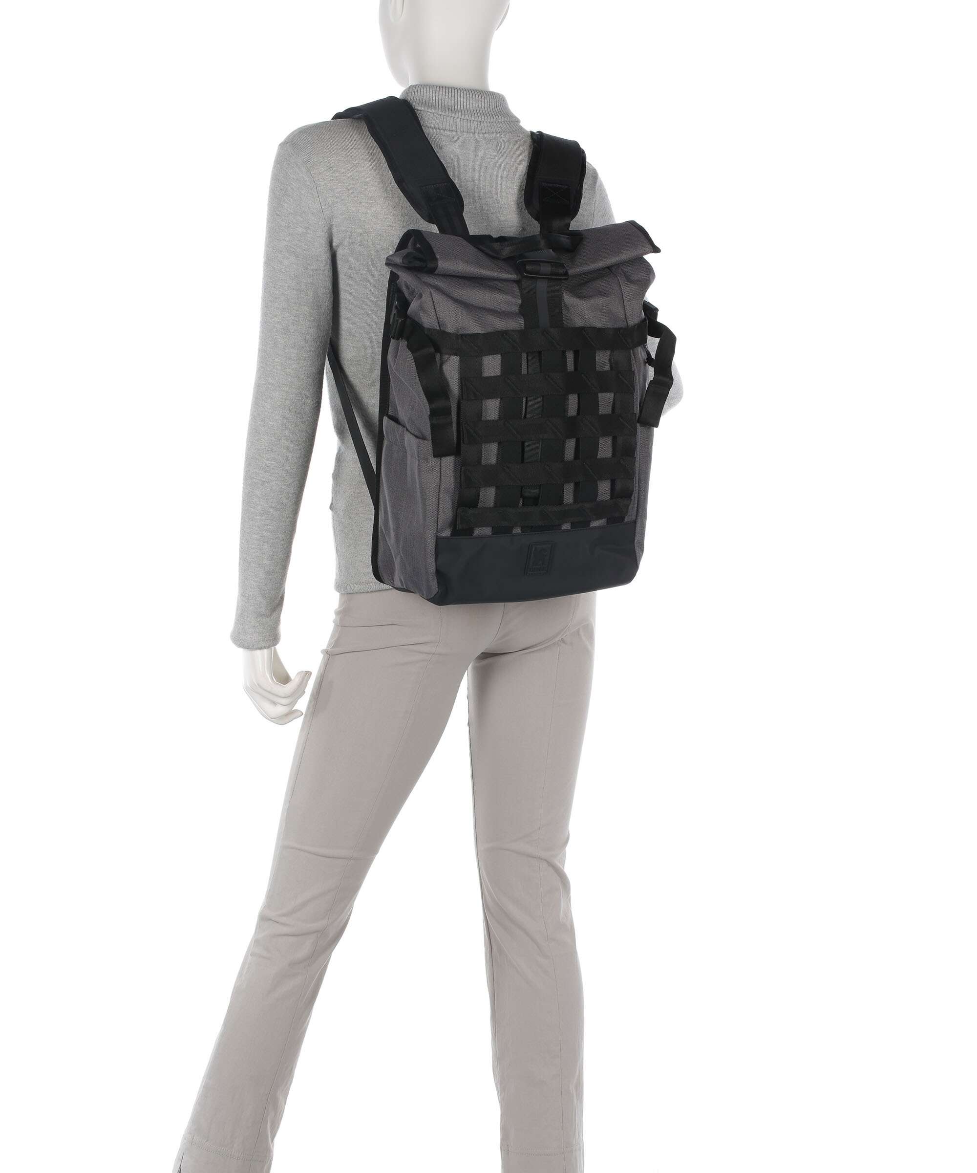 Chrome Barrage 18 Rolltop backpack black
