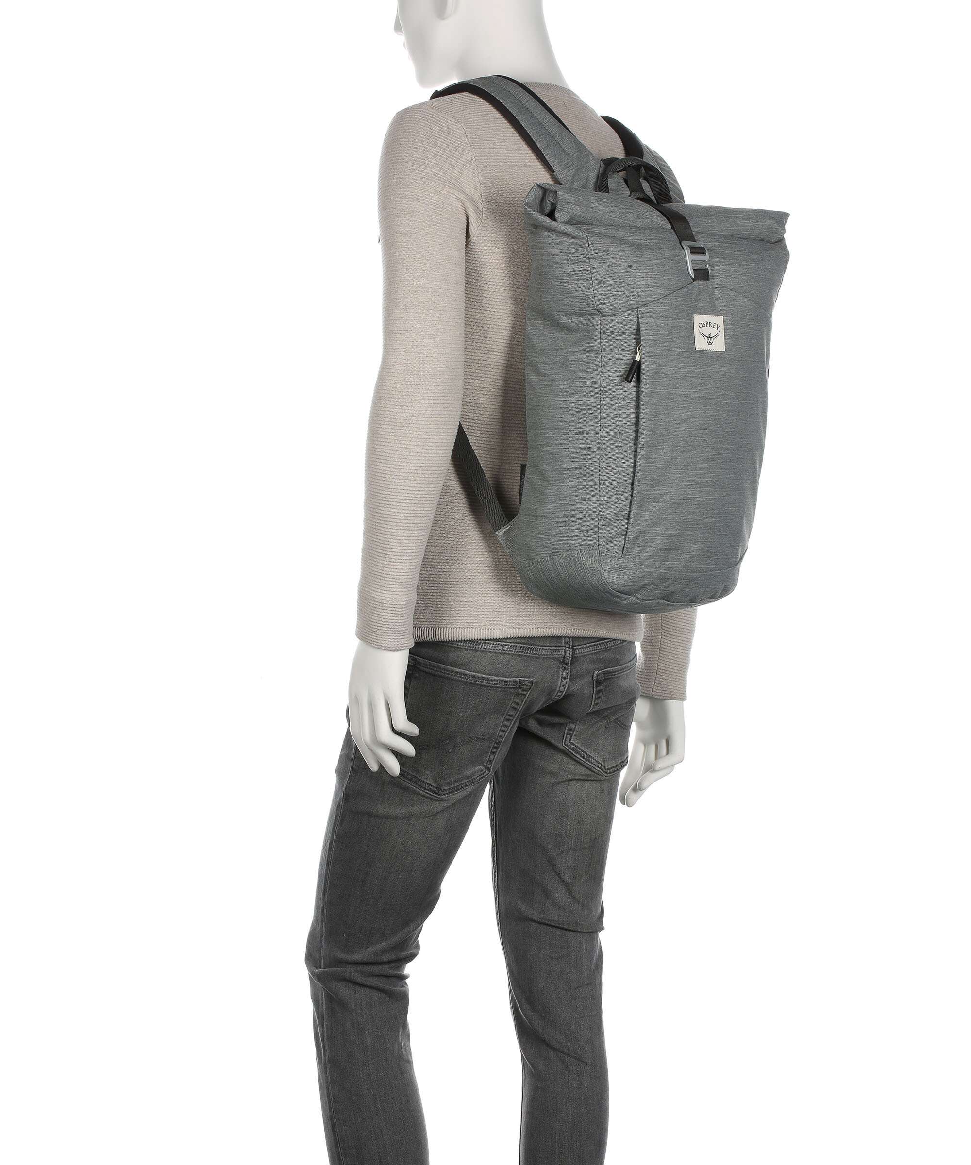 Osprey Arcane Roll Rolltop backpack earl grey/sandy grey heather