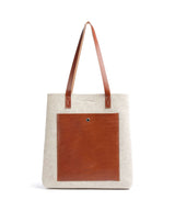 Castelijn & Beerens Babette Shopper taske beige/cognac
