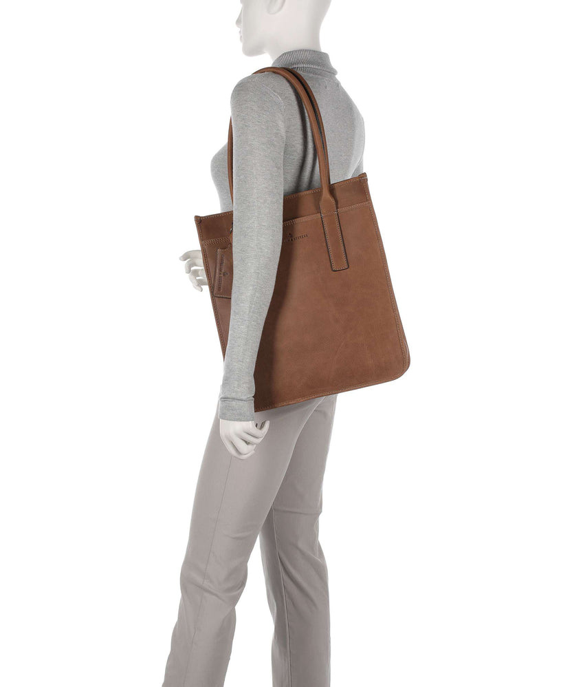 Castelijn & Beerens Carisma RFID Tote bag cognac